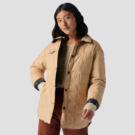 Women's Brown Puffers & Parkas