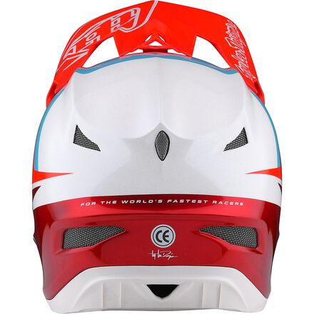 Troy Lee Designs Helmet D3 Fiberlite Slant Red