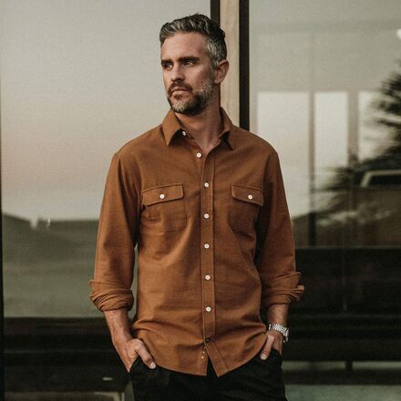 Camicia uomo in 100% cotone no stiro in twill cielo - Ghilardi