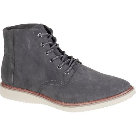 Toms Men\'s Gray Chukka Boots Amazon.com | TOMS Navi Water Resistant Black Leather 7 D (M  main image 4