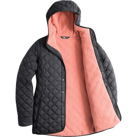 coat the north face thermoball fur hoodie