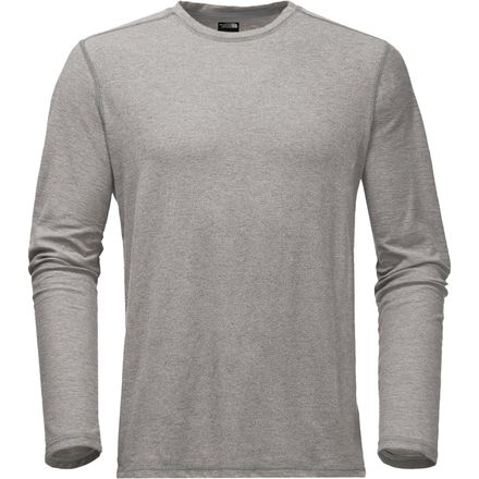 ★★THE NORTH FACE★★ Men's Perm Long Sleeve ShirtCOOL GRAY Men's The North Face Long Sleeve Crew Neck Shirt Grey (Size