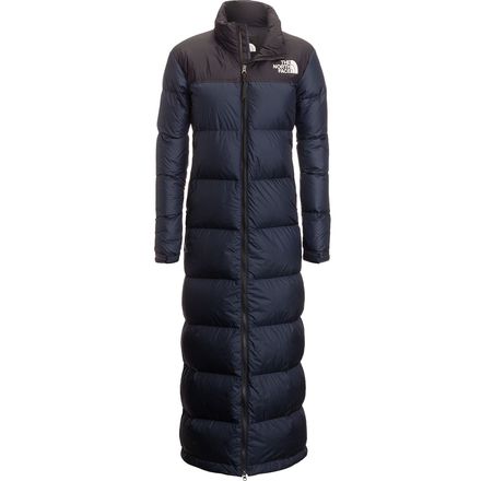 Nuptse long duster puffer coat shop