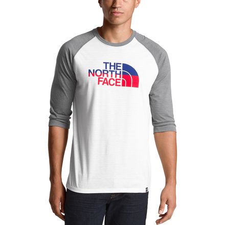 The North Face Americana 3/4 Tri-Blend Baseball T-Shirt - Men