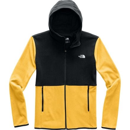 Black and yellow north face 2025 hoodie