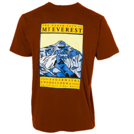 The North Face Everest T Shirt Short Sleeve Men s Clothing