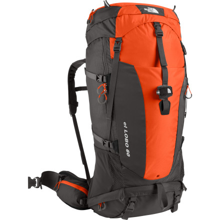 north face backpack el The North Face El Lobo 60 Backpack - 3350-3950cu in