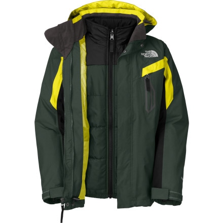 Review The North Face Boundary Triclimate Jacket – Boys’ Dark Sage ...
