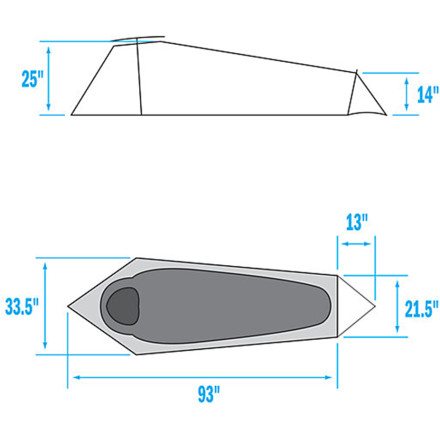 The North Face Asylum Bivy - 1-Person 3-Season - Hike & Camp
