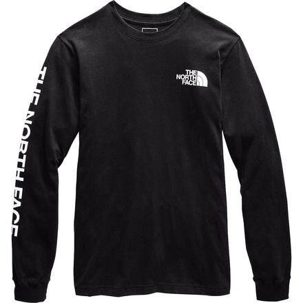 ★★THE NORTH FACE★★ Men's Frost Long Sleeve T-ShirtBLACK The North Face Long Sleeve T-shirt Black MOUNT EVEREST Back