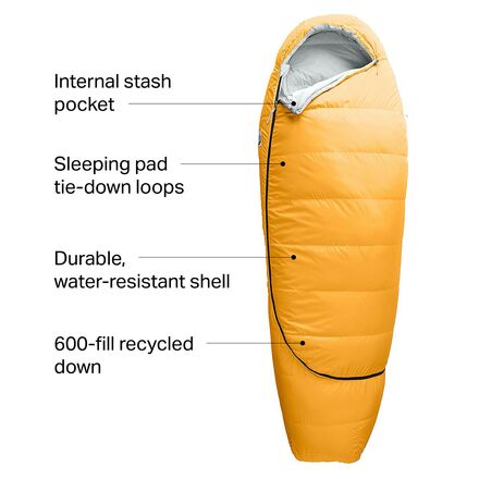 north face yeti sleeping bag The North Face Eco Trail Sleeping Bag: 35F Down