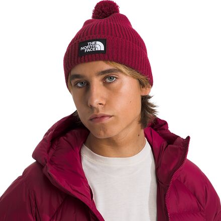 The North Face The North Face Logo Box Pom Beanie - Accessories display picture 3