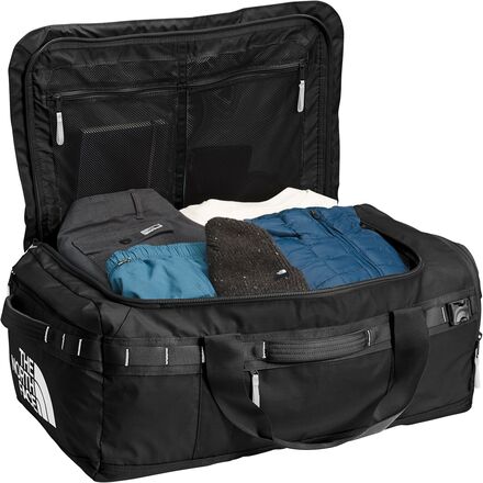 The North Face Base Camp Voyager Duffel - 62L TNF Black/TNF White