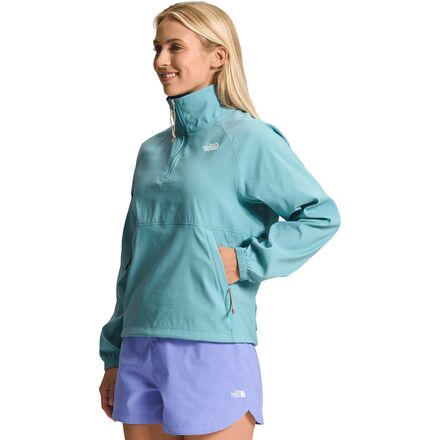 North face hotsell quarter zip windbreaker