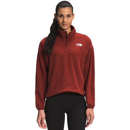 The North Face TKA Kataka 1/4-Zip Fleece - Women's Brick House Red, L