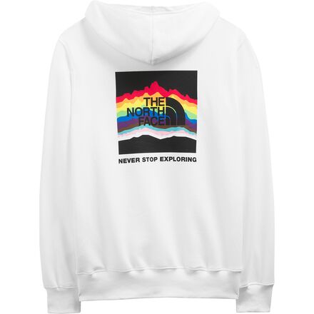 North face rainbow sales hoodie