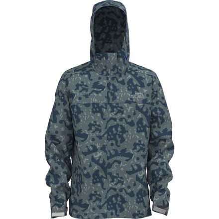 The North Face Men's Printed Venture 2 Jacket - Small - Goblin Blue Frog Texture Print