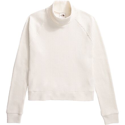 ☆THE NORTH FACE☆ Women's Beyond Pick Mock Neck WHITE The North Face Mock Neck Chabot Top - Women's - Clothing