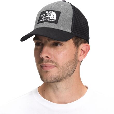 The North Face Mudder Trucker Hat: Black / Medium Grey Heather