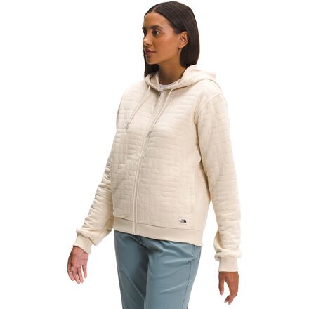 the north face quilted patchwork zip up sweater