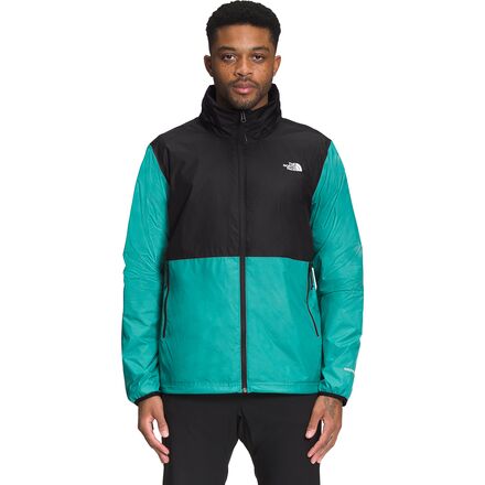 The North Face Men's Alamosa Wind Jacket - Large - TNF Black / Porcelain Green