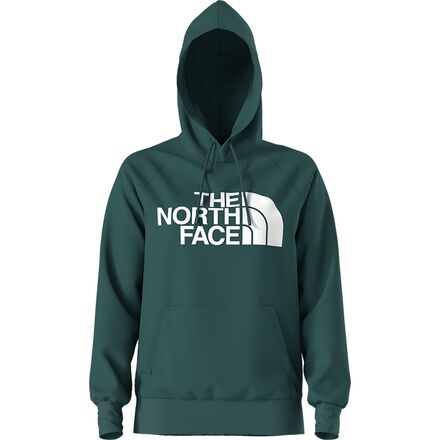Women's Lightweight Hooded Sweatshirt - Long Sleeve V-Neck Pullover, Dark Green, Medium