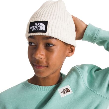 The North Face Box Logo Cuffed Beanie - Kids display picture 1