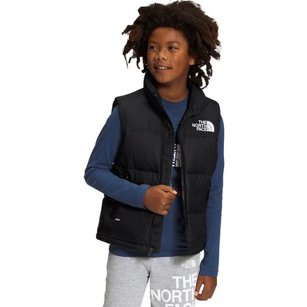 The North Face Boys' 1996 Retro Nuptse Vest, Small, TNF Black