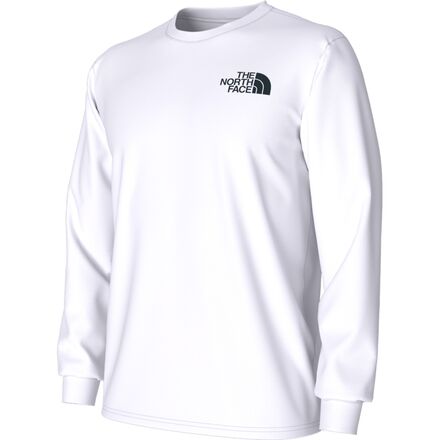 ■THE NORTH FACE■ Men's NSE Long Sleeve T-Shirt WHITE NT7TQ The North Face Long-Sleeve Box NSE T-Shirt - Men's - Clothing
