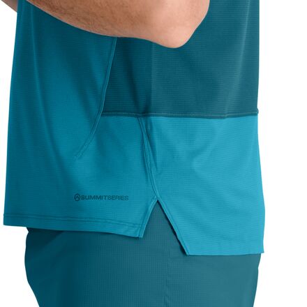 Men's Short Sleeve Soft Stretch T-Shirt - All In Motion Black L: Moisture Wicking, Quick Dry, 4-Way Stretch, UPF 50