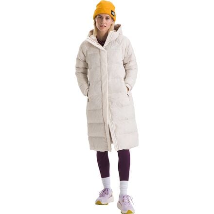 North face puffer jacket long outlet