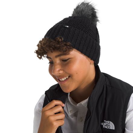 The North Face Oh Mega Fur Pom Beanie - Kids' - Kids