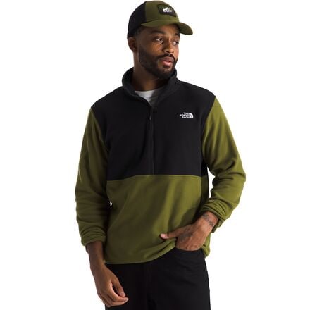 The North Face Glacier Fleece 1 2 Zip Jacket Men s Clothing