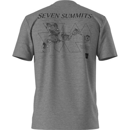 【THE NORTH FACE】 M'S SUMMIT BASE L/SR/TEE GRAY The North Face Short-Sleeve Top TNF Summits T-Shirt - Men's