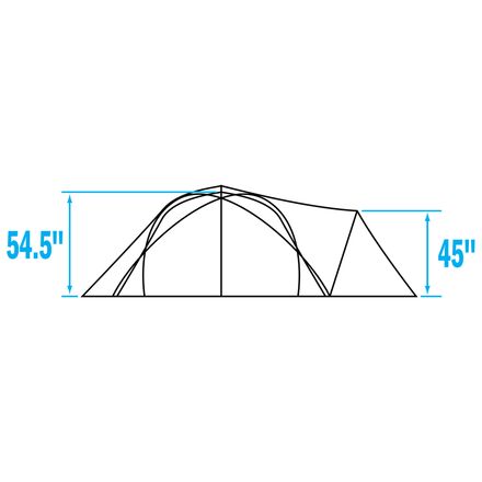 The North Face Bastion 4-Person 3-Season Tent - Hike & Camp