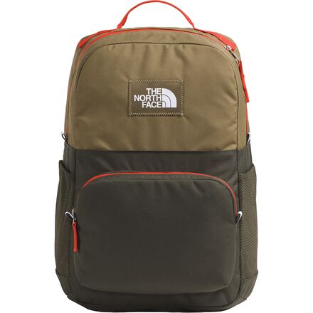 north face brown label backpack Custom Stalwart Timber Tan a rounded back panel The North Face Kids Brown'