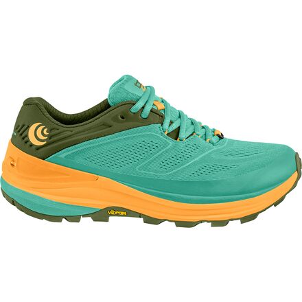 Topo Athletic Women's Ultraventure 2 Trail Running Shoes - Turquoise/Gold 8