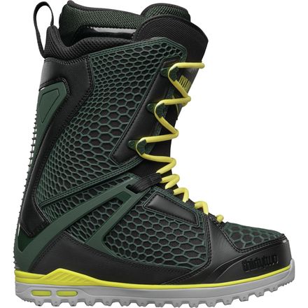 Men\'s Black Snowboard Boots with Lime Green Lining MEN main image 3