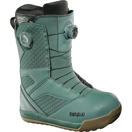 ThirtyTwo Men s STW Double BOA Snowboard Boots 2025 Green Gum 11