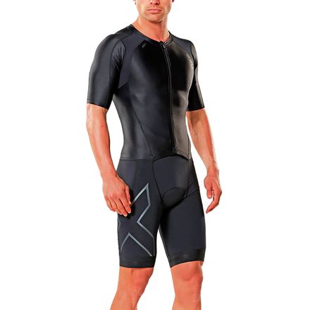 Farmakologi løber tør Levere 2XU Compression Full-Zip Sleeved Tri Suit - Men's - Bike