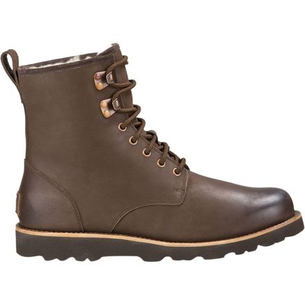 UGG Men\'s Hannen UGGpure-Lined Leather Waterproof Combat Boots UGG Hannen Boot at Windsor Shoes | Rugged Style, Ultimate  main image 3