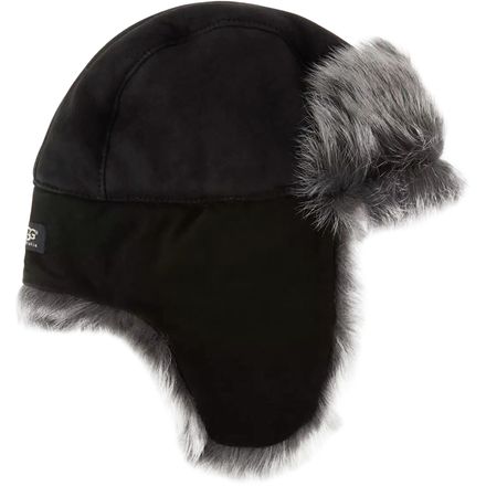UGG Toscana Long Pile Trapper Hat UGG Toscana Long Pile Trapper Black Leather Women main image 3