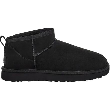 UGG Classic Ultra Mini boots in black leather