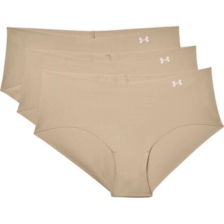 panties Under Armour Pure Stretch Hipster 3 Pack - 004/Black/Beige - women´s  