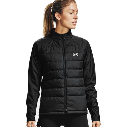 Under armour black jacket womens hotsell