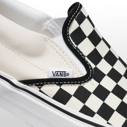 Vans Classic Slip-On Black / White Checkerboard 8.5