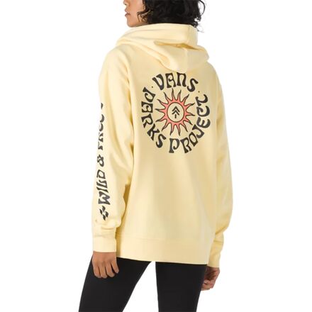 Vans yellow hoodie womens cheap