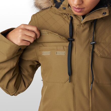 volcom shadow insulated jacket military