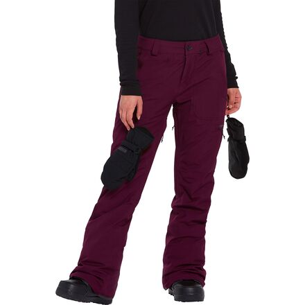 WOMEN'S Volcom Transfer Purple 10K Snowboard Pants NEW $129 