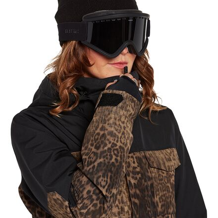 GORE-TEX LEDA VOLCOM JACKET/ボードウェア黒背面ロゴ スノージャケット JACKET GORE-TEX L メンズ SALE】VOLCOM FAMILY OUTLET スノーボード